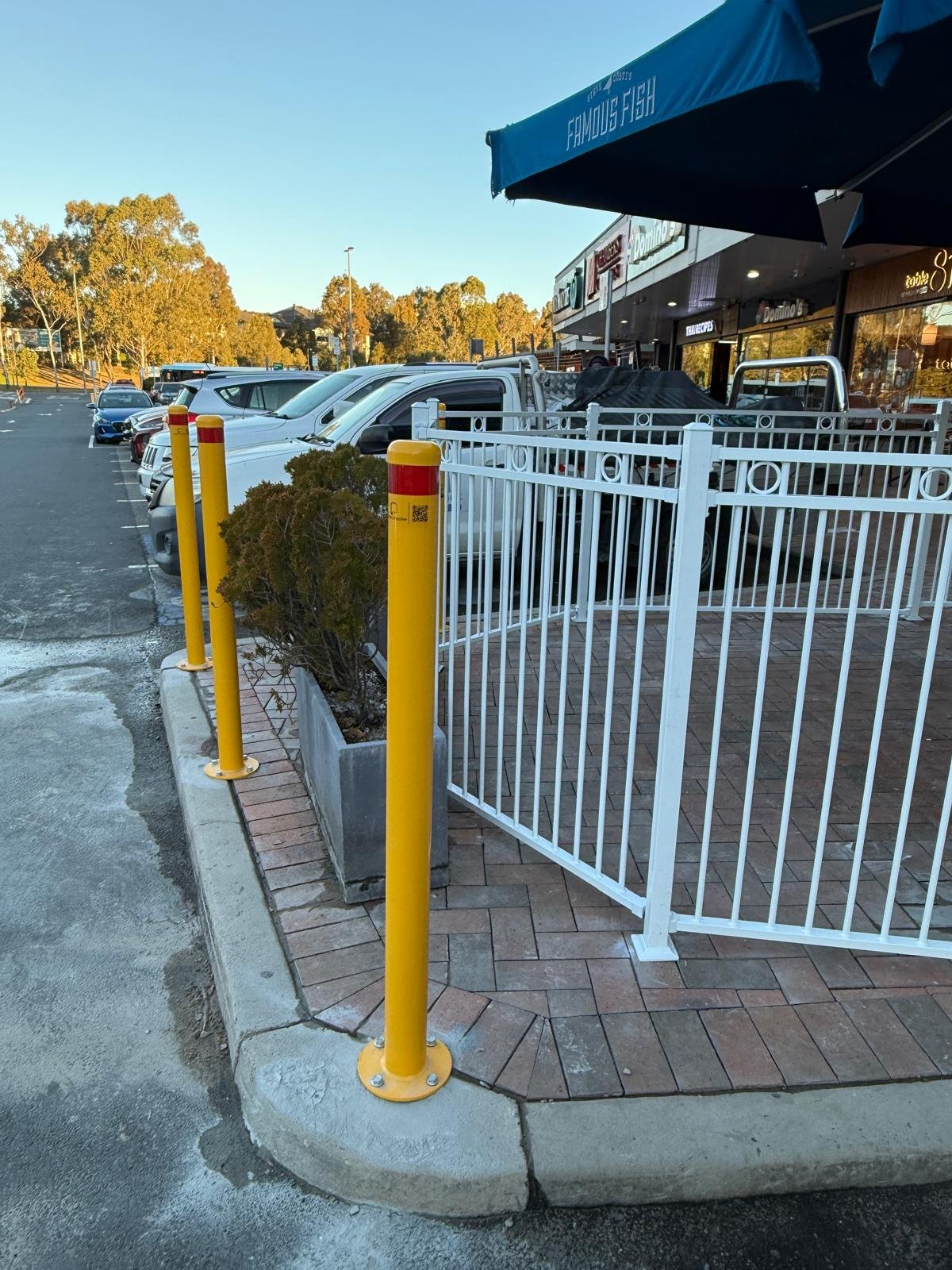 Installation of Bollards and a 1.2-meter-high aluminum fence in NSW
