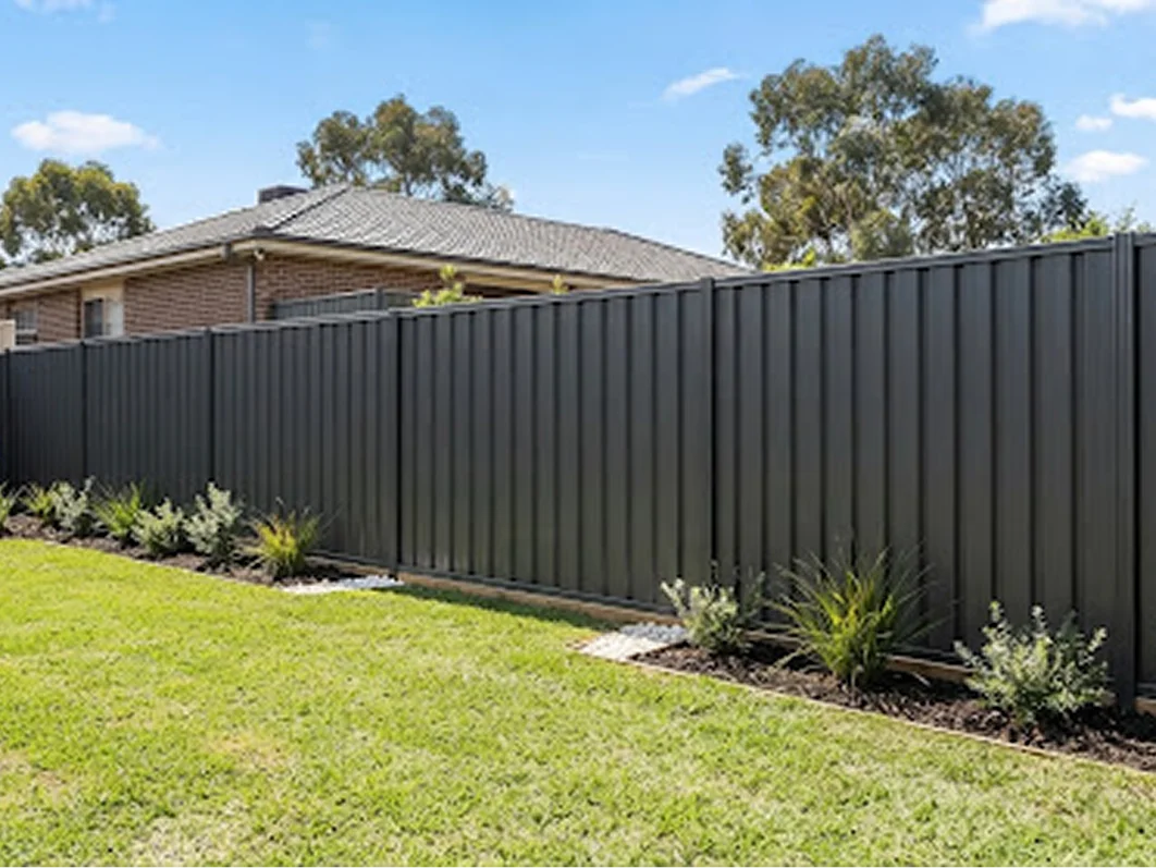 aluminium fence installation nsw project
