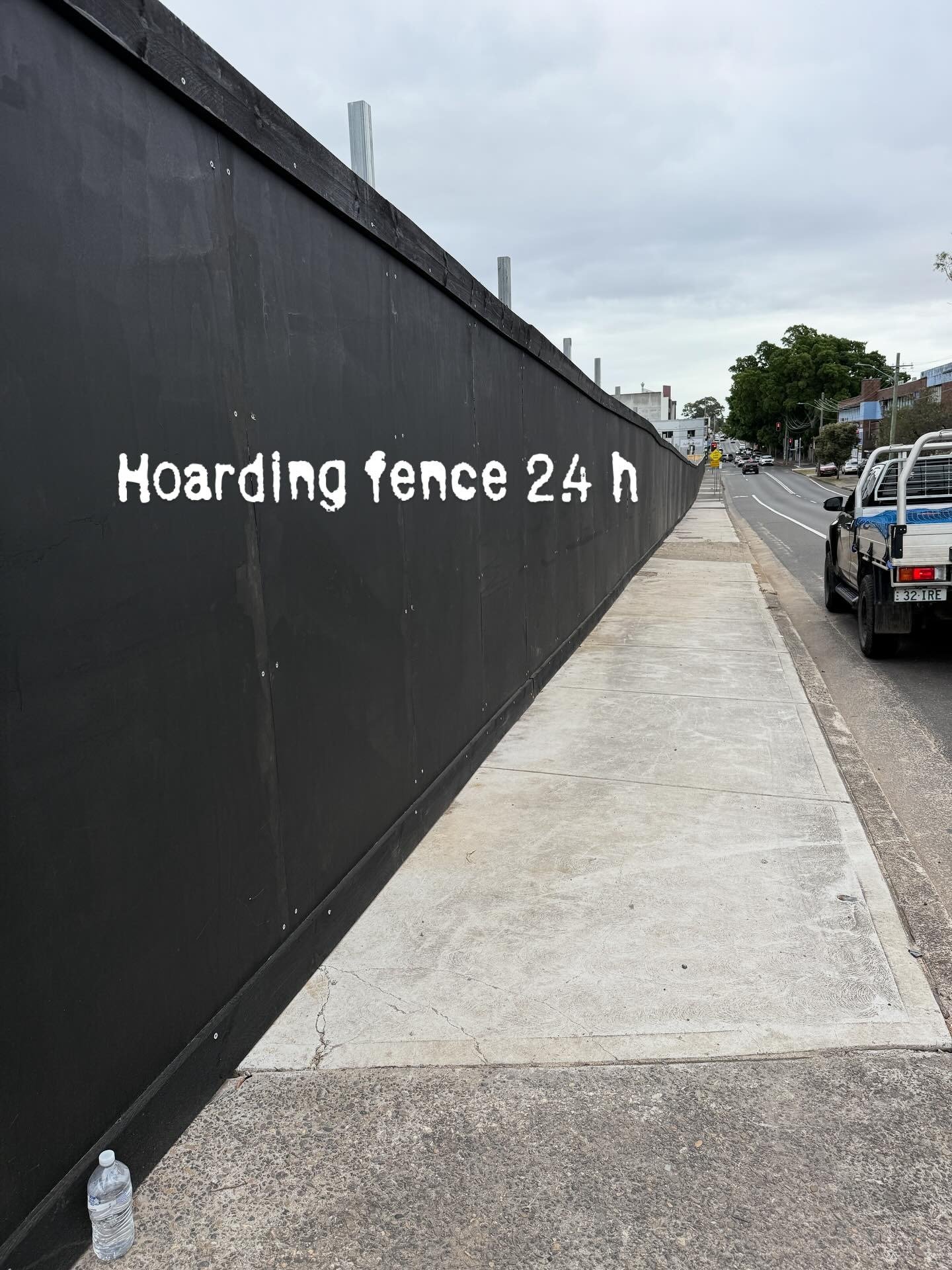 Installation of Hoarding Fence 2.4 H in NSW