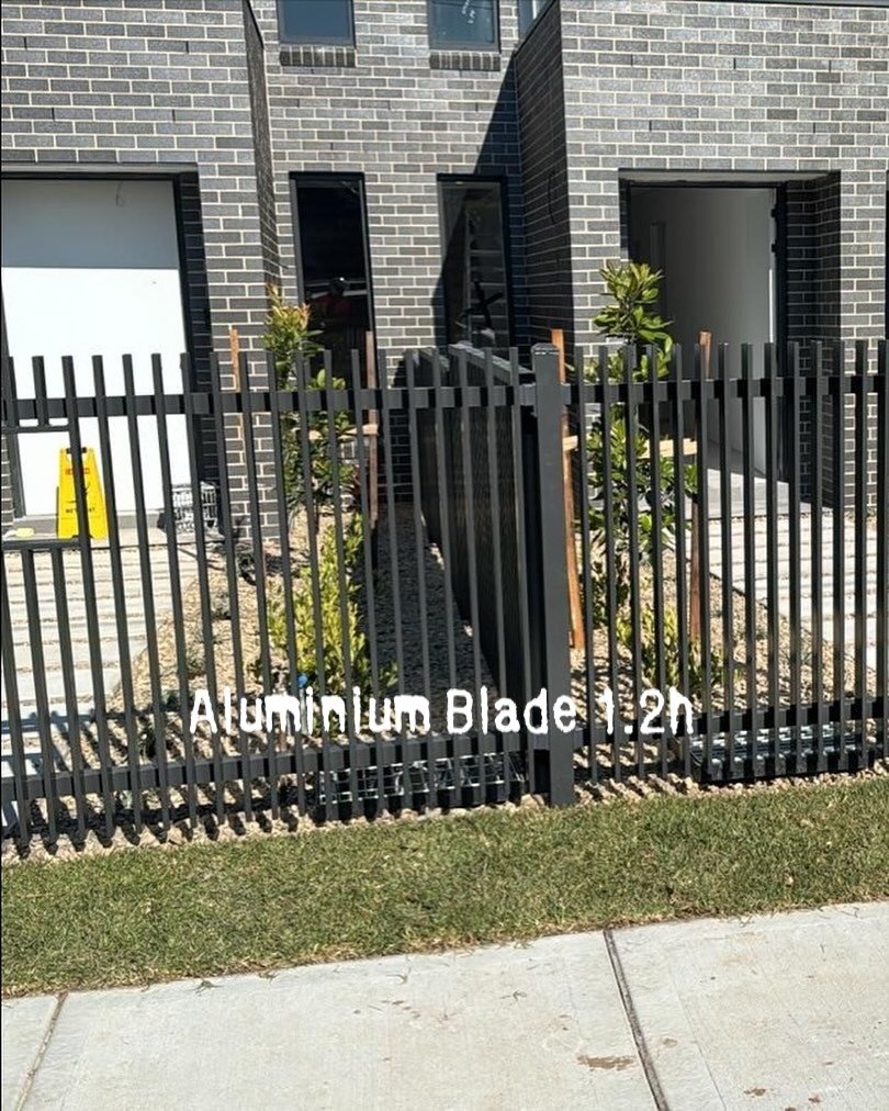 Installation of Aluminium Fence Blade 1.2 H in NSW - True Fence