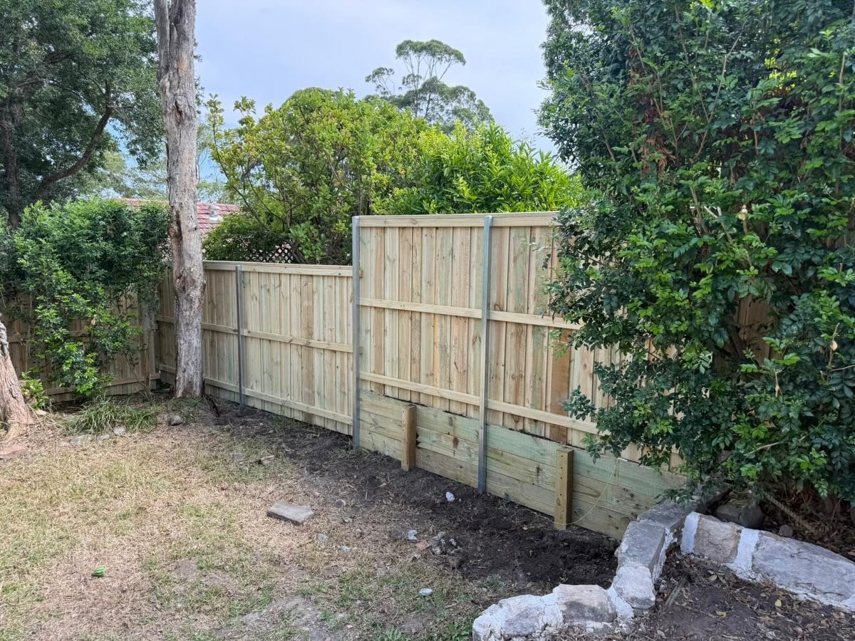 timber fence nsw paling installation